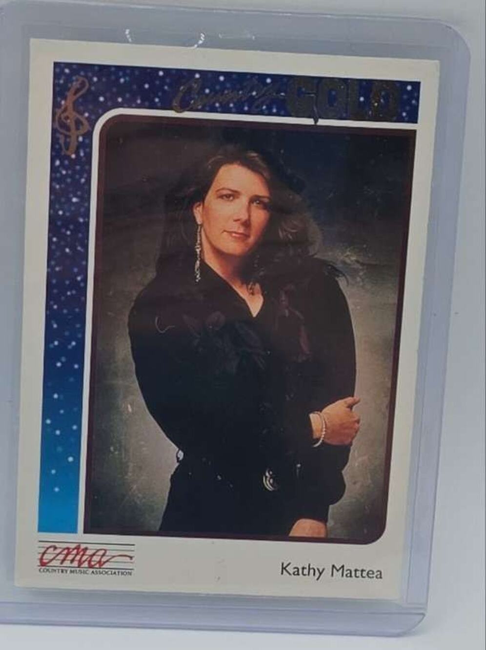 1992 Sterling Country Gold #27 Kathy Mattea Card